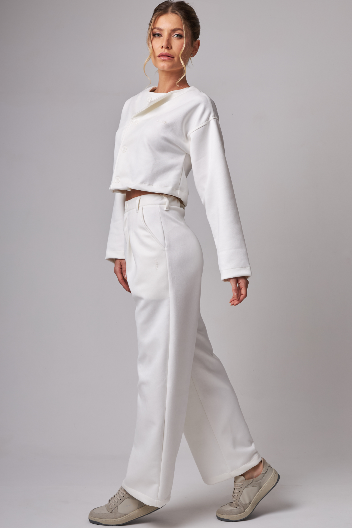 Wide Pants Traveler White