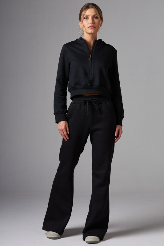 Casaco Moletom Zip Black