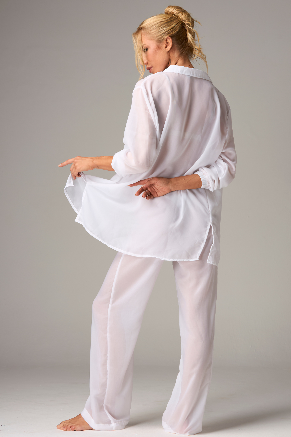 Pants Shadow Silhouette White