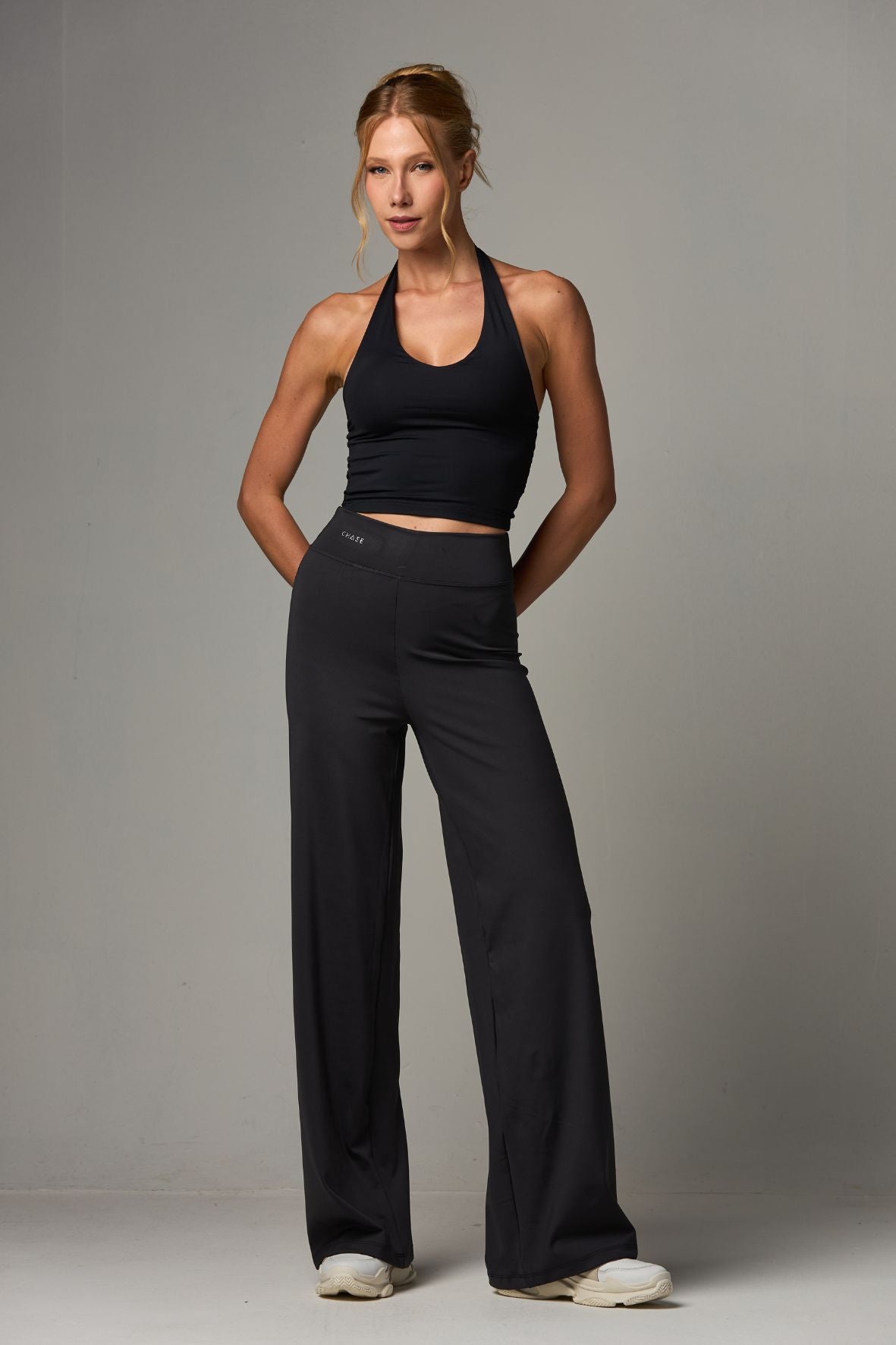 Pants Wide Tailor Black