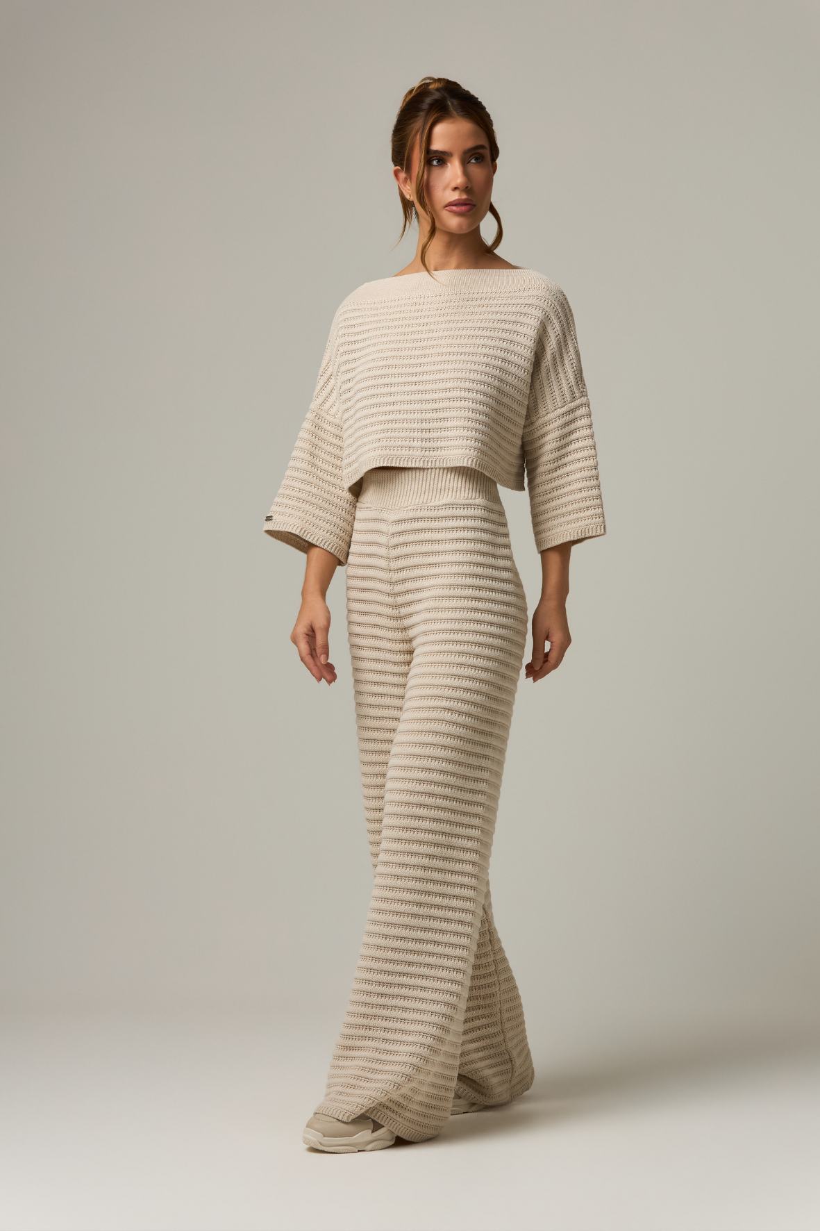 Tricot Wide Shirt Off White