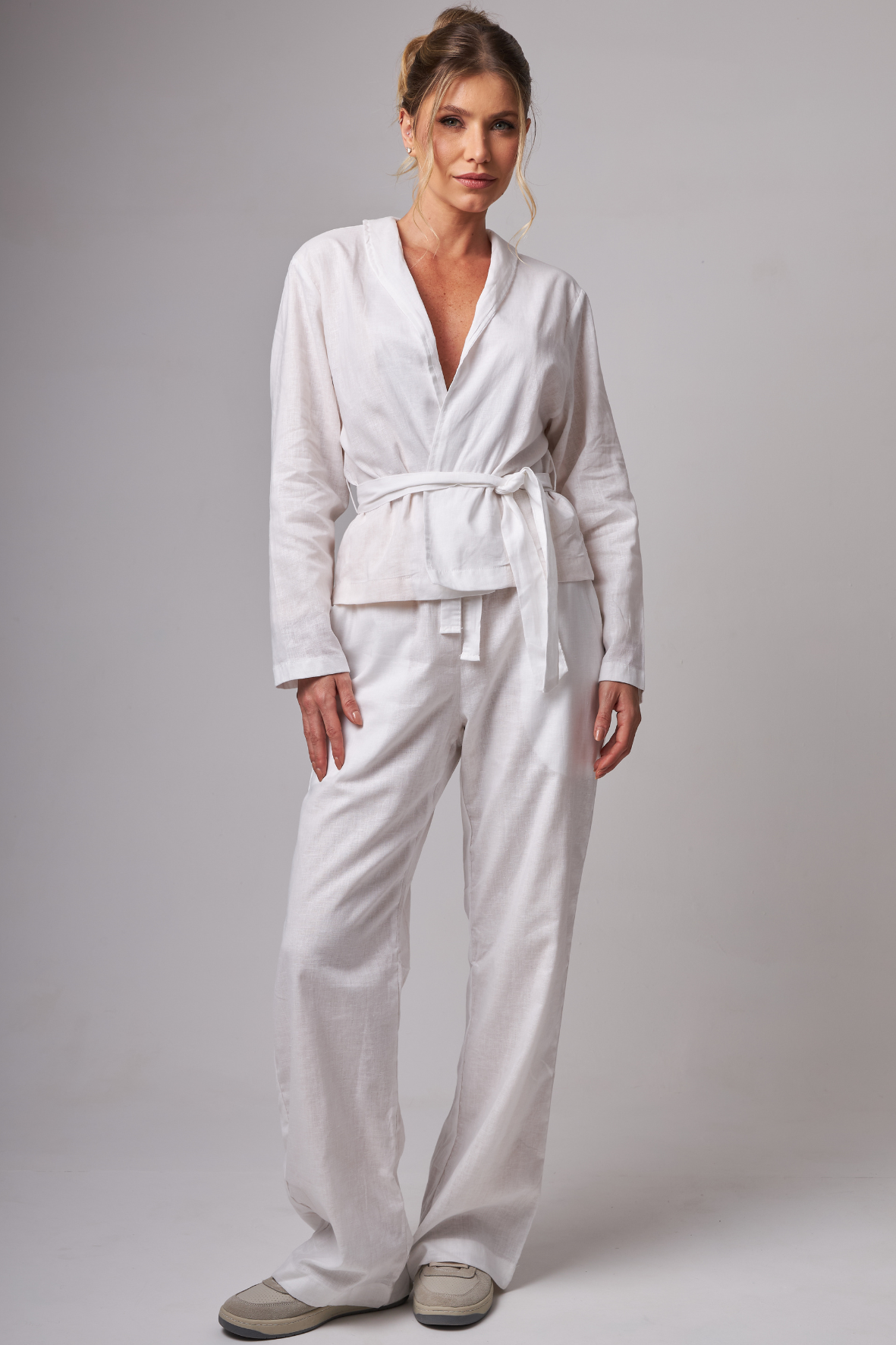 Kimono Linho White