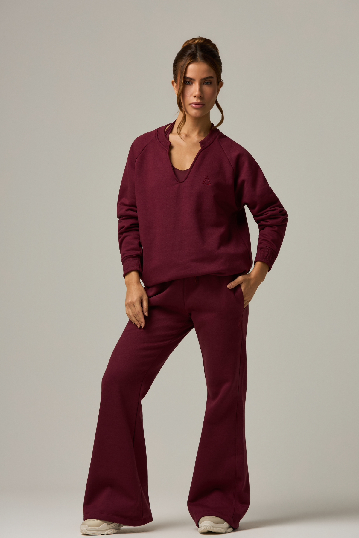 Blusa Moletom Gentle Burgundy - Limited Collection
