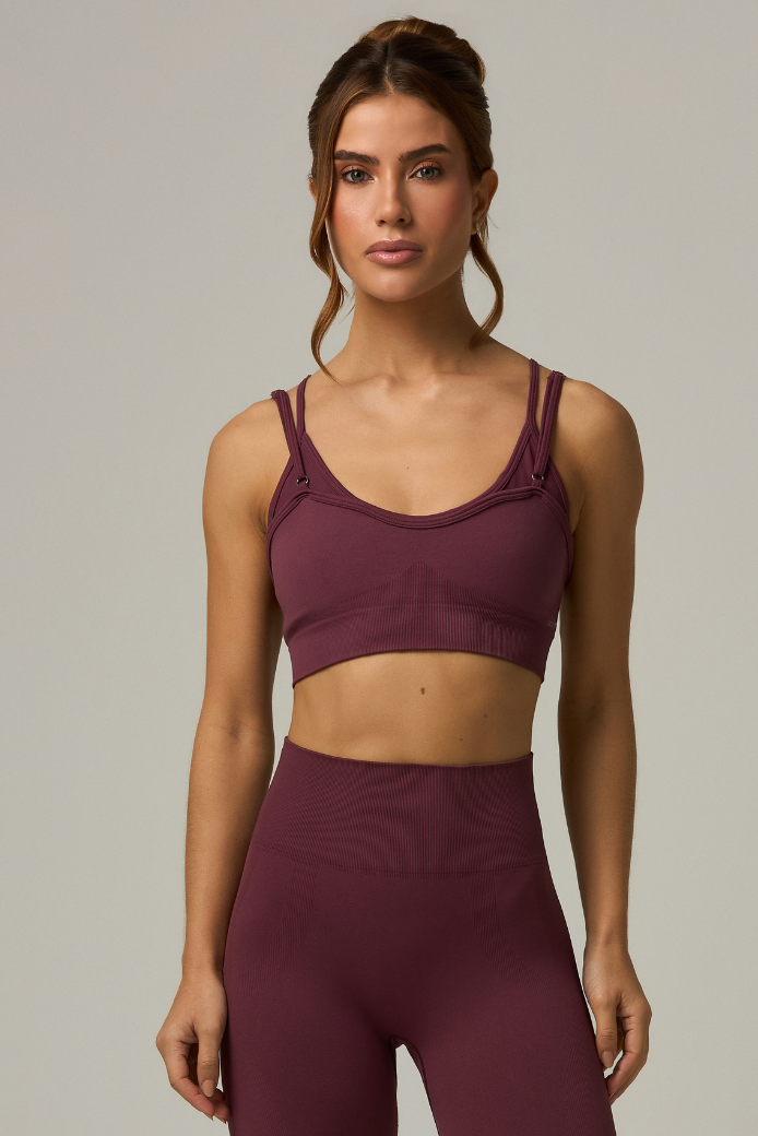 Top Caos Seamless Burgundy - Limited Collection