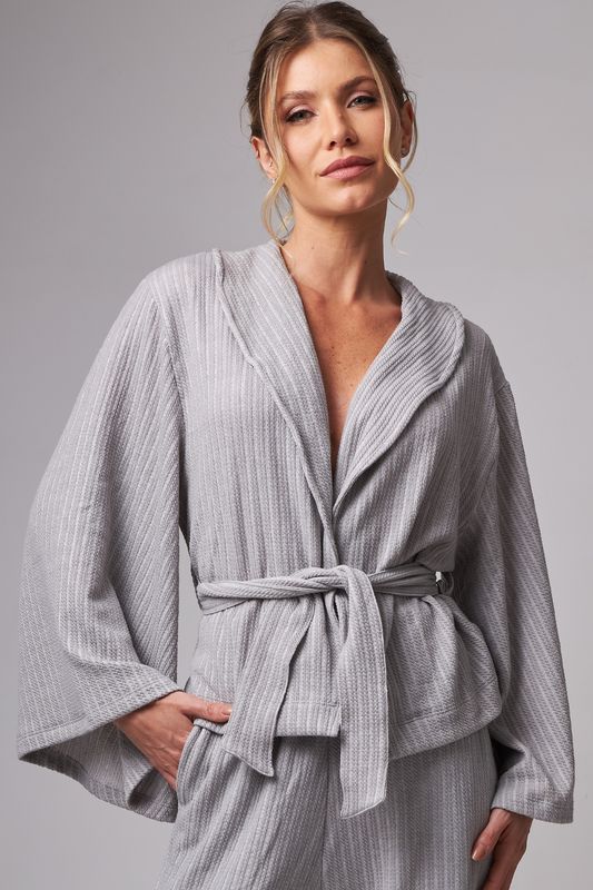 Kimono Light Tricot Grey