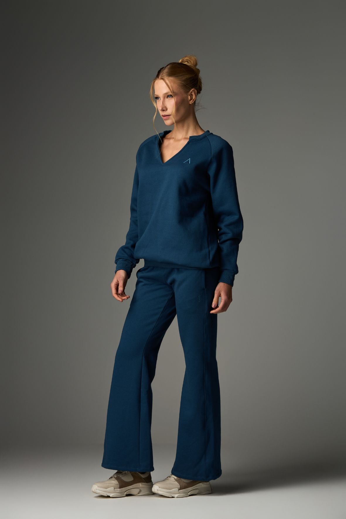 Calça Moletom Straight Flare Poseidon