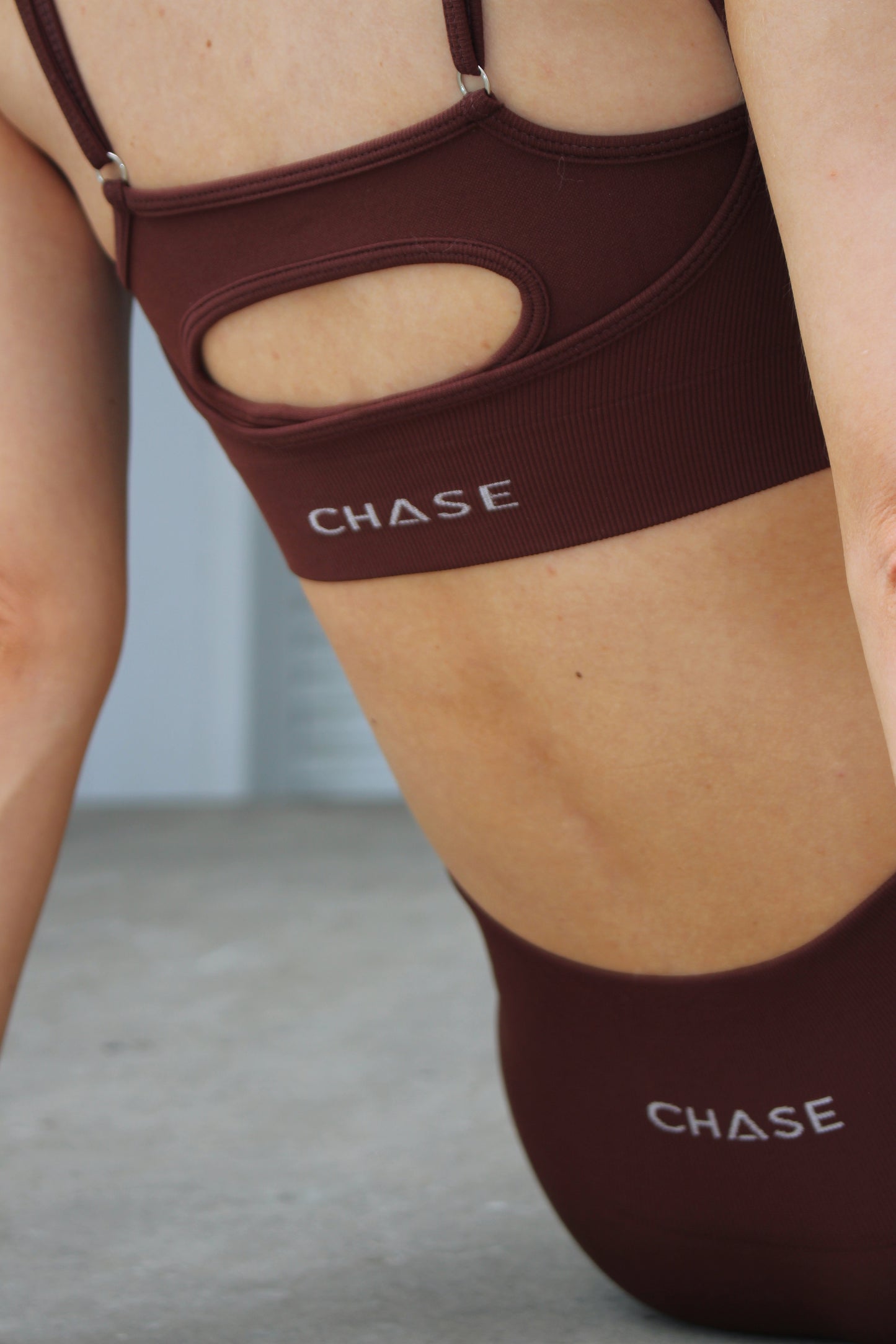 Top Caos Seamless Dark Brown