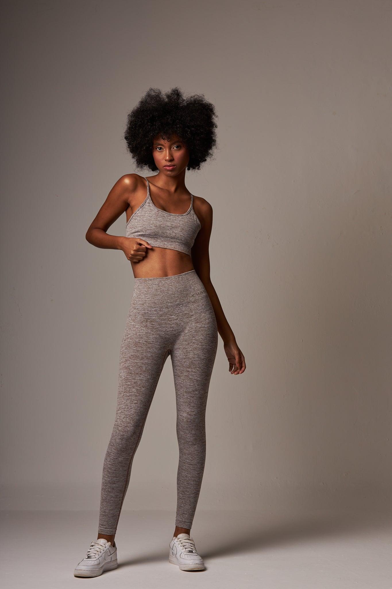 Legging Print Seamless Grey Coffee - chasebrasil.com