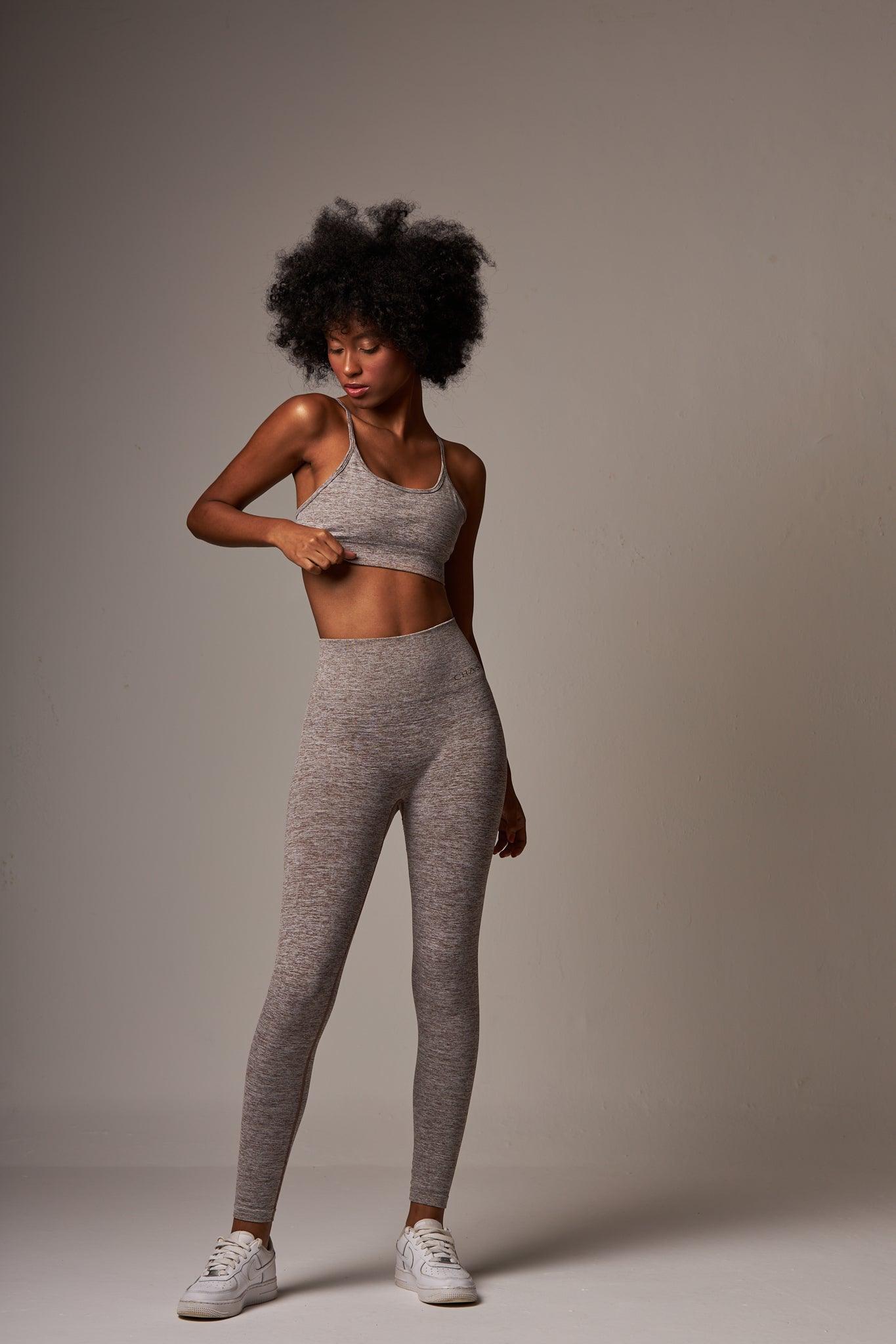 Legging Print Seamless Grey Coffee - chasebrasil.com