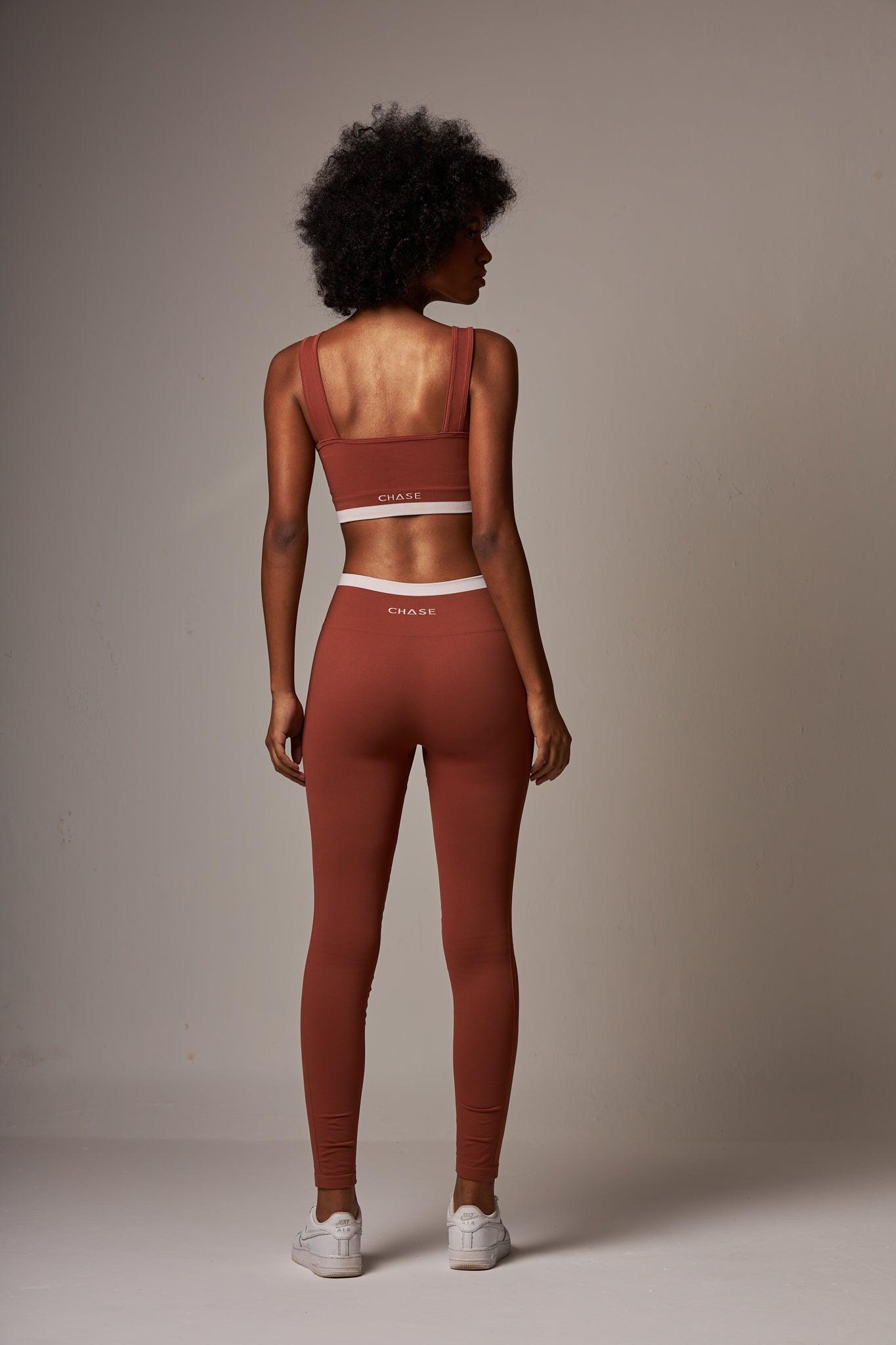 Legging Stripe Seamless Red Oak - chasebrasil.com