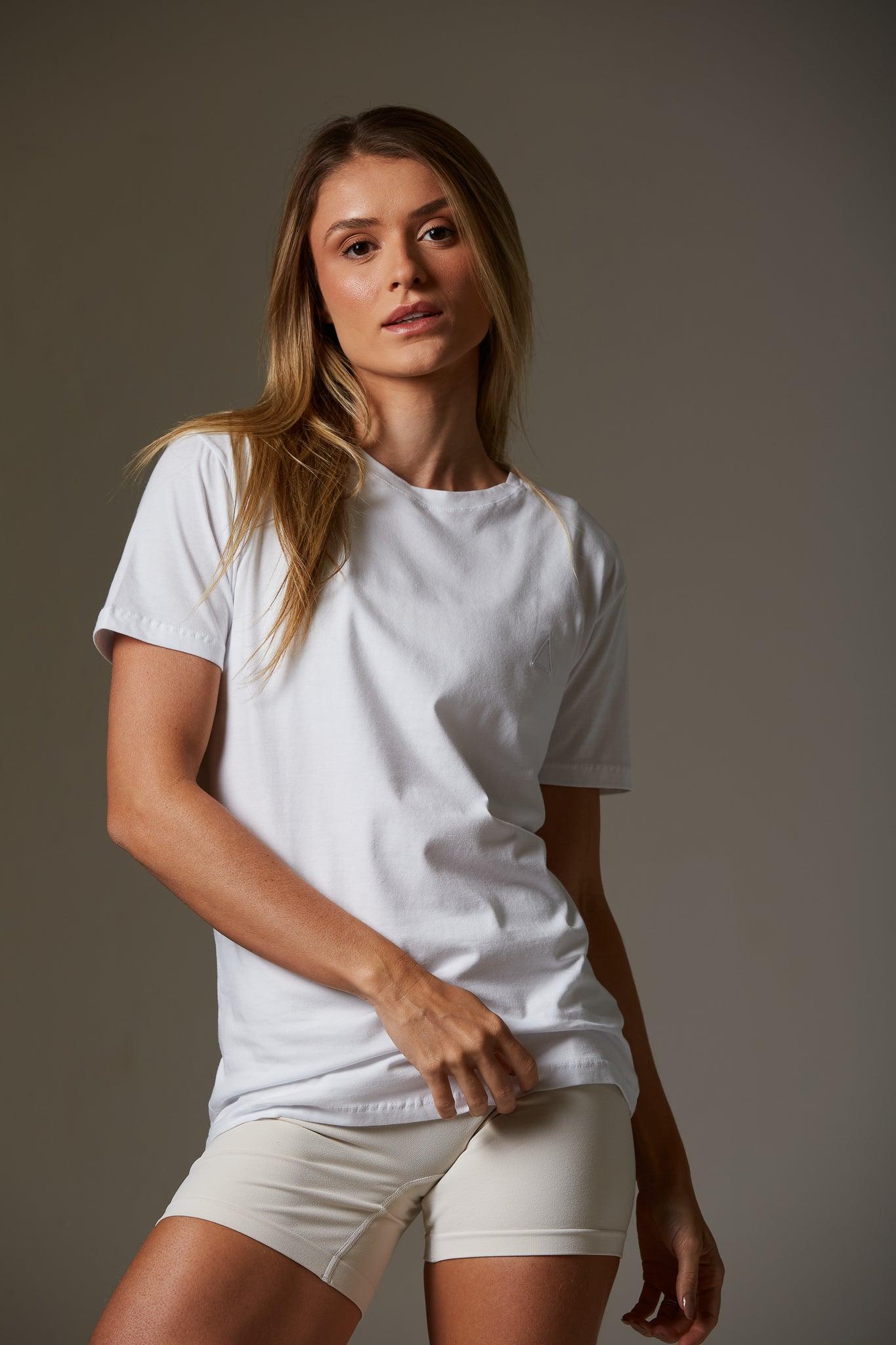 T-shirt Básica Essential Branco - chasebrasil.com