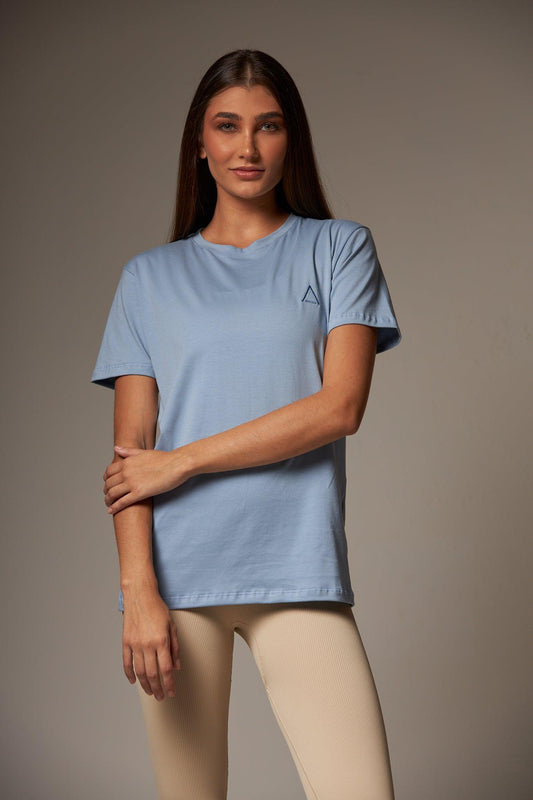 T-shirt Básica Essential Light Blue - chasebrasil.com