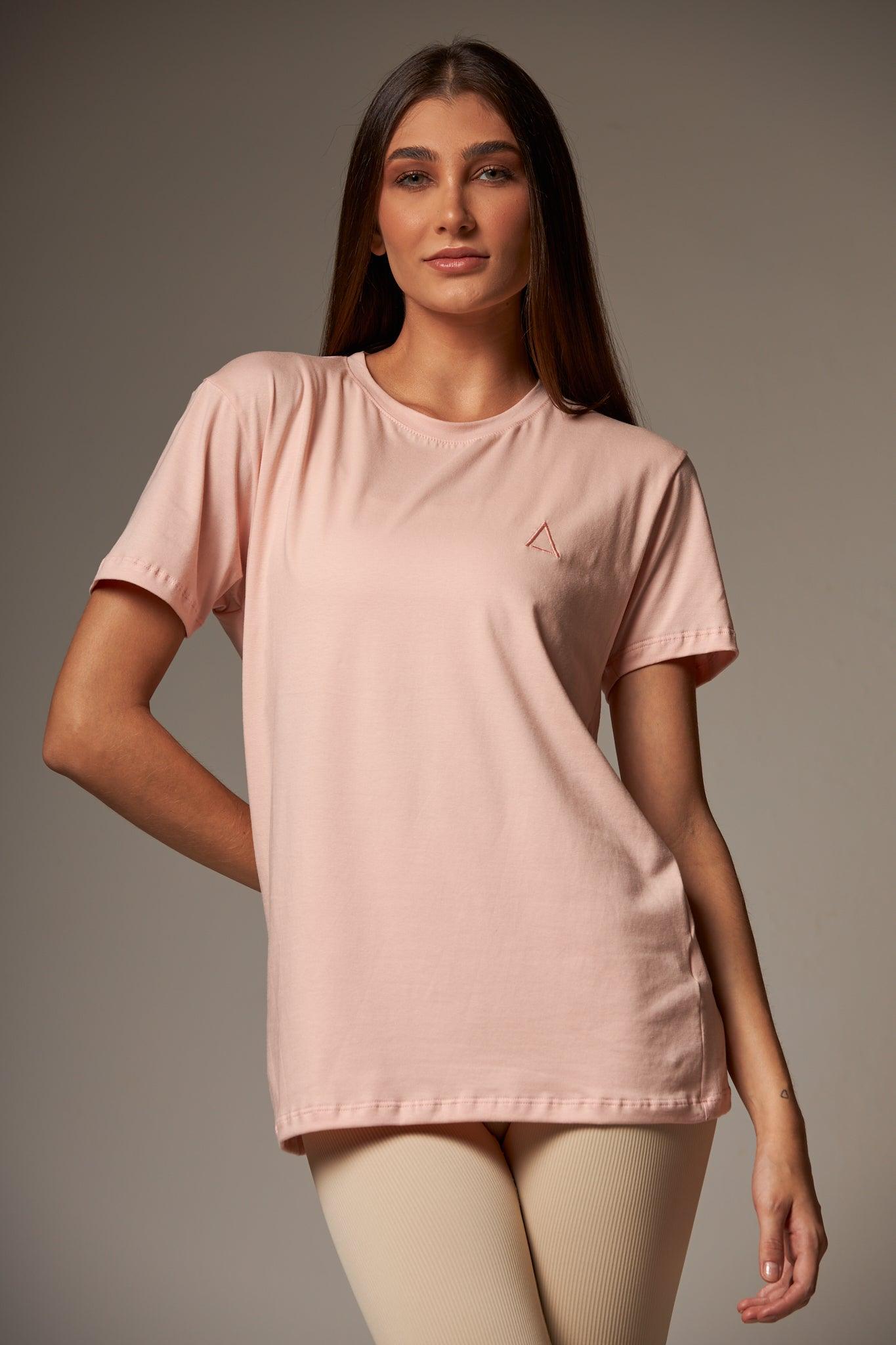 T-shirt Básica Essential Light Pink - chasebrasil.com