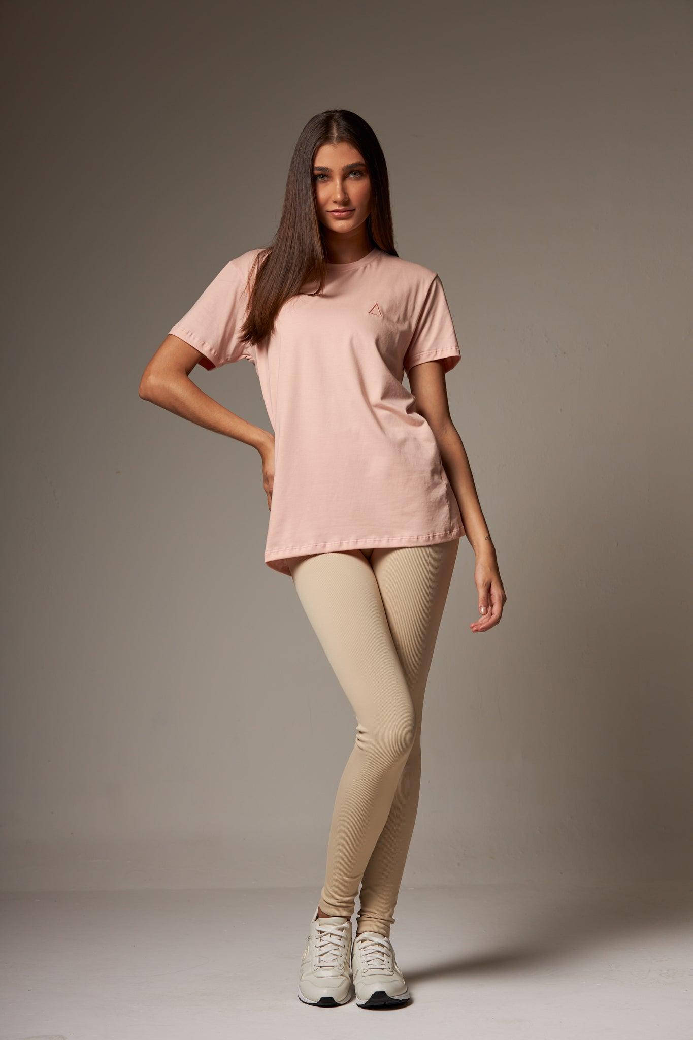 T-shirt Básica Essential Light Pink - chasebrasil.com