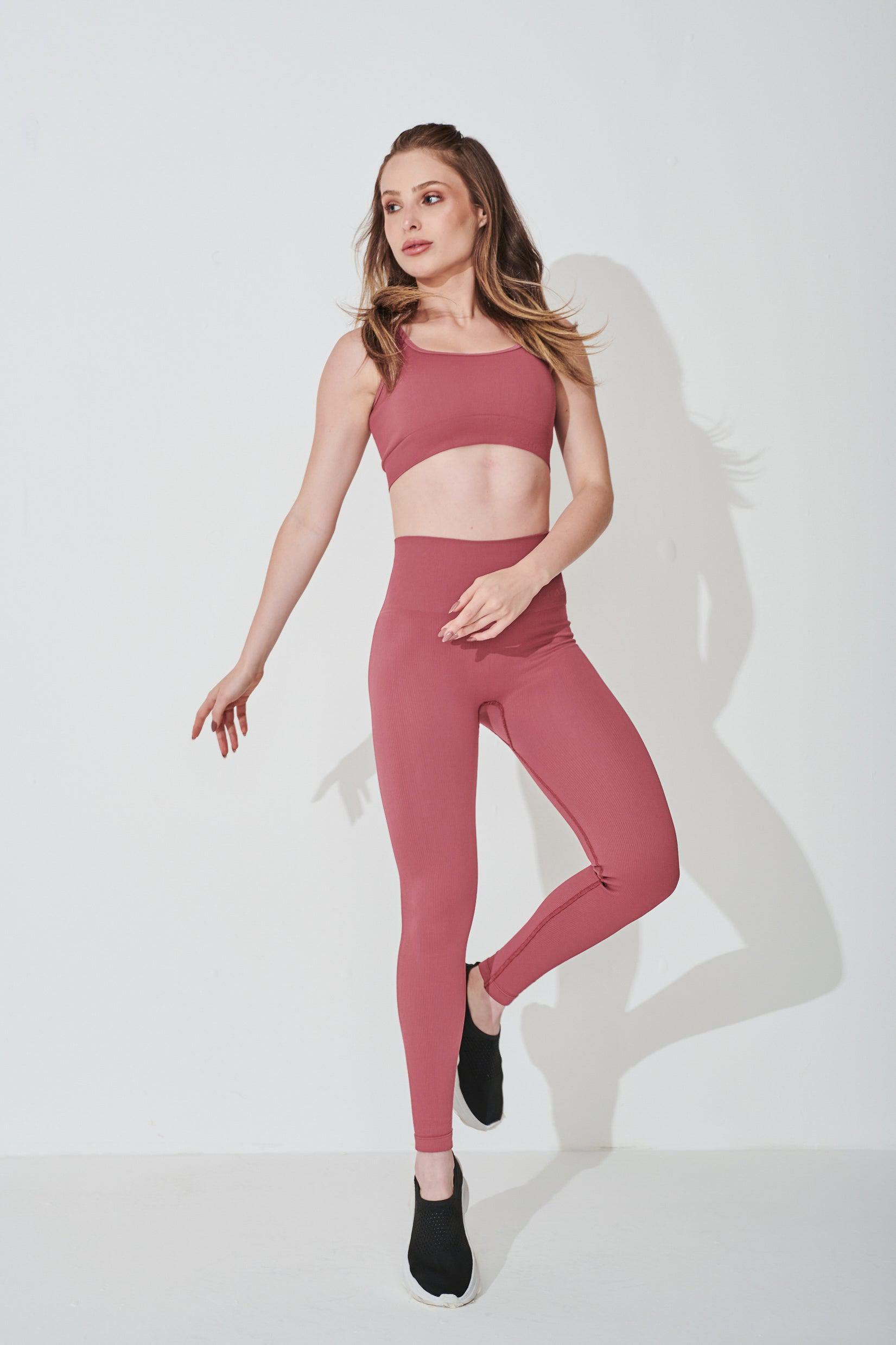 Legging Outsider Seamless Roze - chasebrasil.com